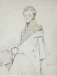 Ingres Jean-Auguste-Dominique Portrait of a Russian General - Hermitage